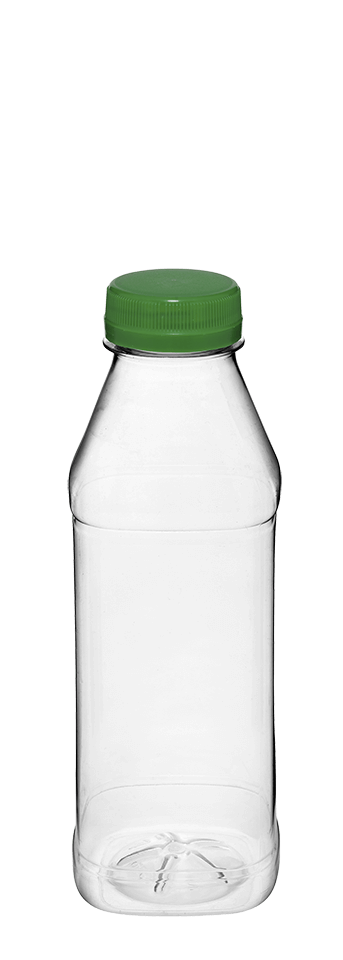 Juiceflaska fyrkantig 500ml 38CT PET #2